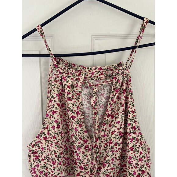 Time And Tru Floral Sleeveless Tank Top Size XL - Picture 2 of 6